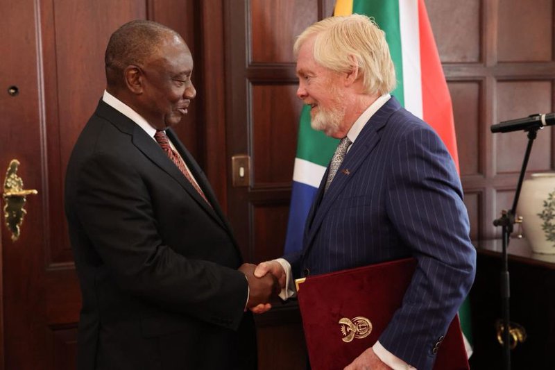 Businesses Welcome Ramaphosa’s Pick for US Ambassador as Trade Ties Take Centre Stage